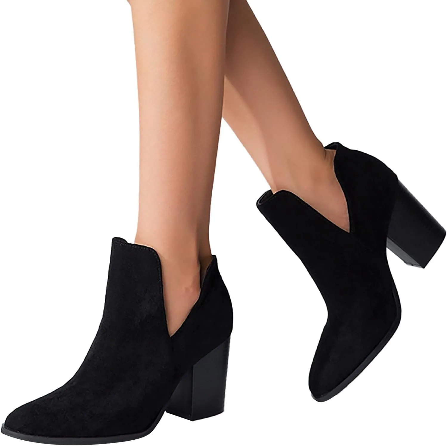 Gibobby Cowboy Boots for Women Square Toe Women Cowgirl Boots Ladies Retro Ankle Boots Embroidered Western Short Boots 52