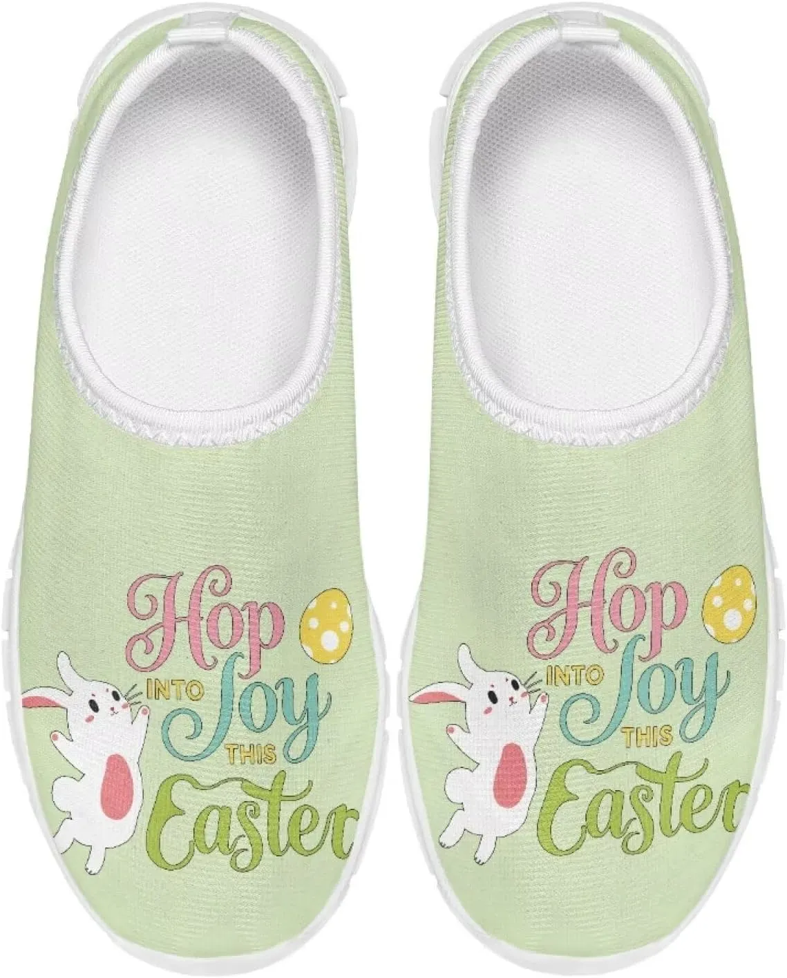 Girls Easter Shoes Kids Slip On Sneakers Cute Running Athlitic Shoes