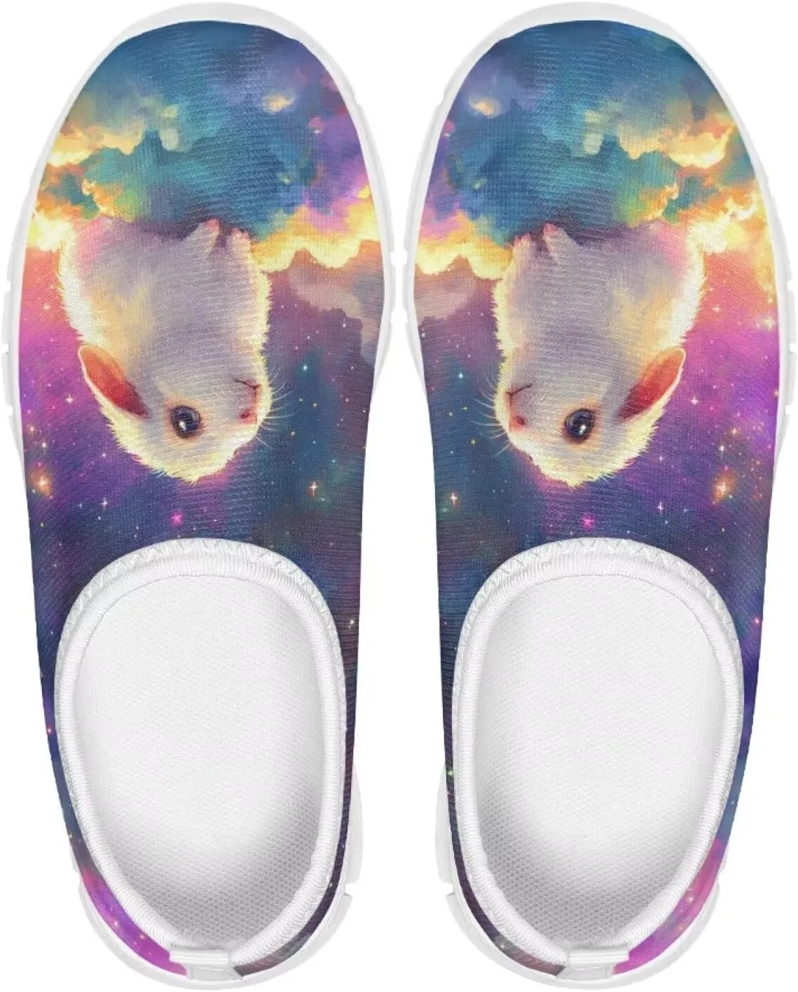 Girls Slip On Sneakers Shoes Animals Themed Kids Tennis Running Shoes
