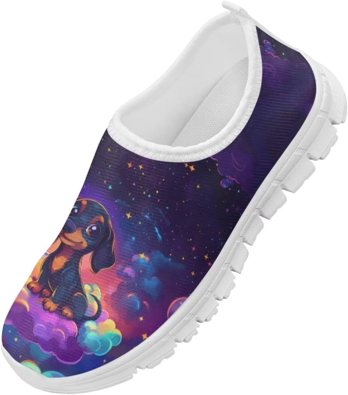 Girls Slip On Sneakers Shoes Animals Themed Kids Tennis Running Shoes