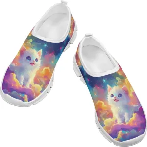 Girls Slip On Sneakers Shoes Animals Themed Kids Tennis Running Shoes