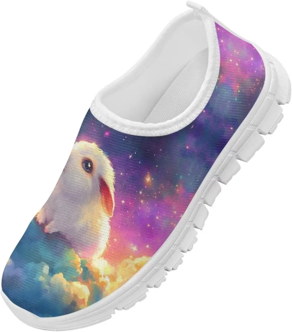 Girls Slip On Sneakers Shoes Animals Themed Kids Tennis Running Shoes