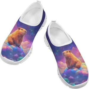 Girls Slip On Sneakers Shoes Animals Themed Kids Tennis Running Shoes