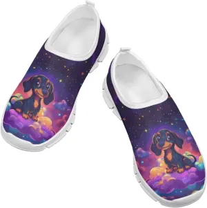 Girls Slip On Sneakers Shoes Animals Themed Kids Tennis Running Shoes