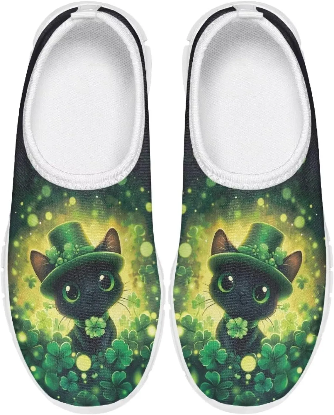 Girls Slip On Sneakers St Patrick's Day Costume Kids Tennis Gym Shoes