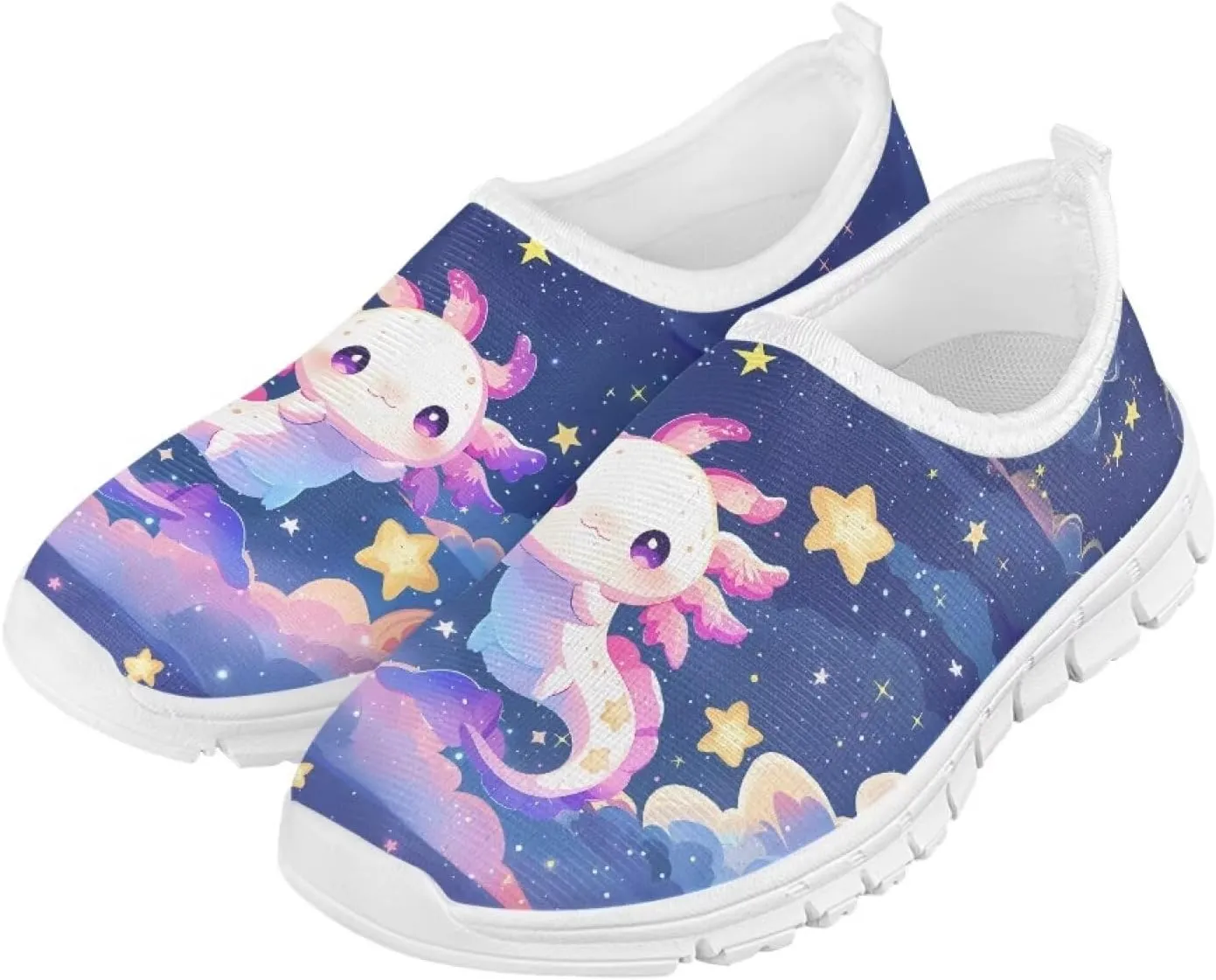 Girls Slip On Sneakers Tennis Shoes Fancy Little Kids Running Shoes