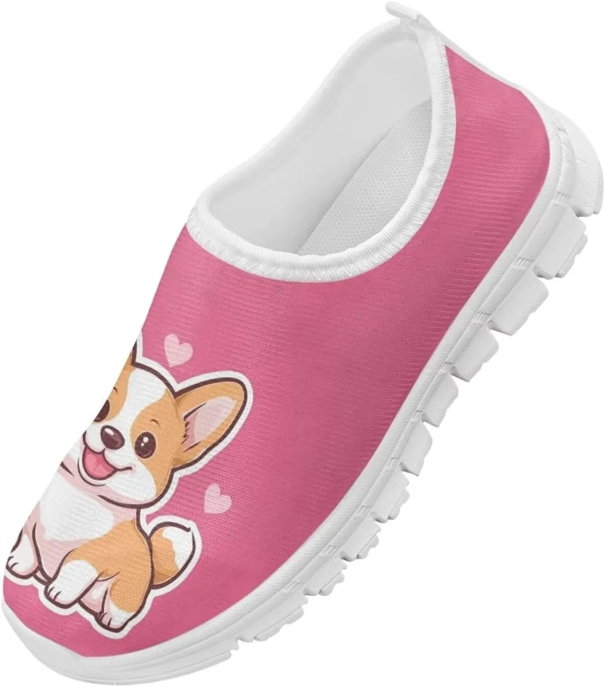 Girls Slip On Sneakers Trendy Kids Tennis Running Shoes School Shoes