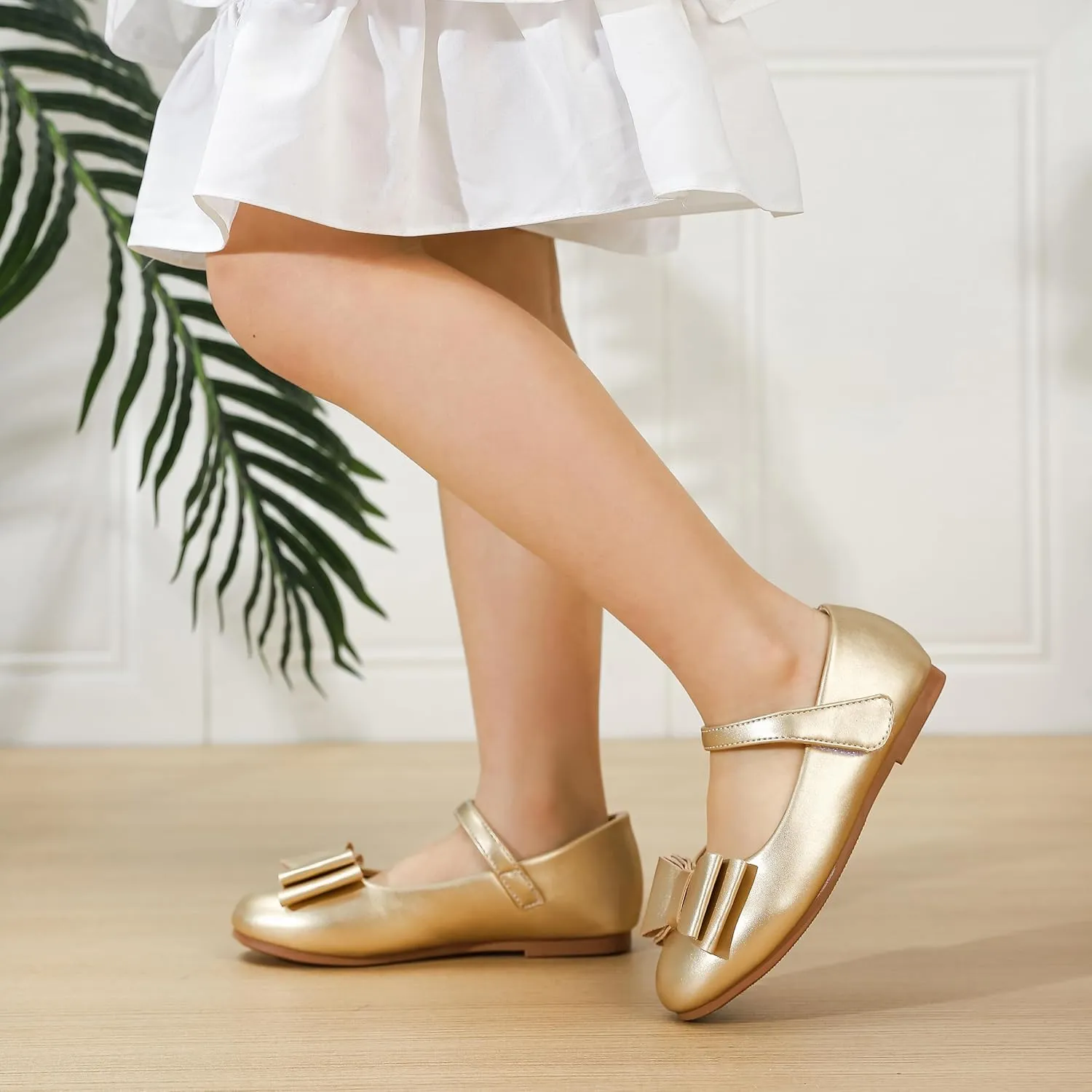 Girls Toddler Dress Shoes Ballet Mary Jane Flats for Baby Little Kids Girl