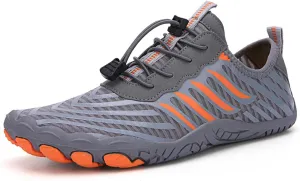 Grounded Barefoot Footwear for Women and Men, Non Slip Hikes Water Shoes for Neuropathy, Hiking Bare Foot Unisex, Foot Shaped Sneakers Wide Toe Box