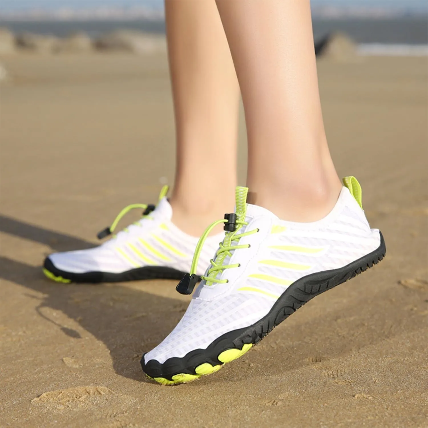 Grounded Barefoot Footwear for Women and Men, Non Slip Hikes Water Shoes for Neuropathy, Hiking Bare Foot Unisex, Foot Shaped Sneakers Wide Toe Box