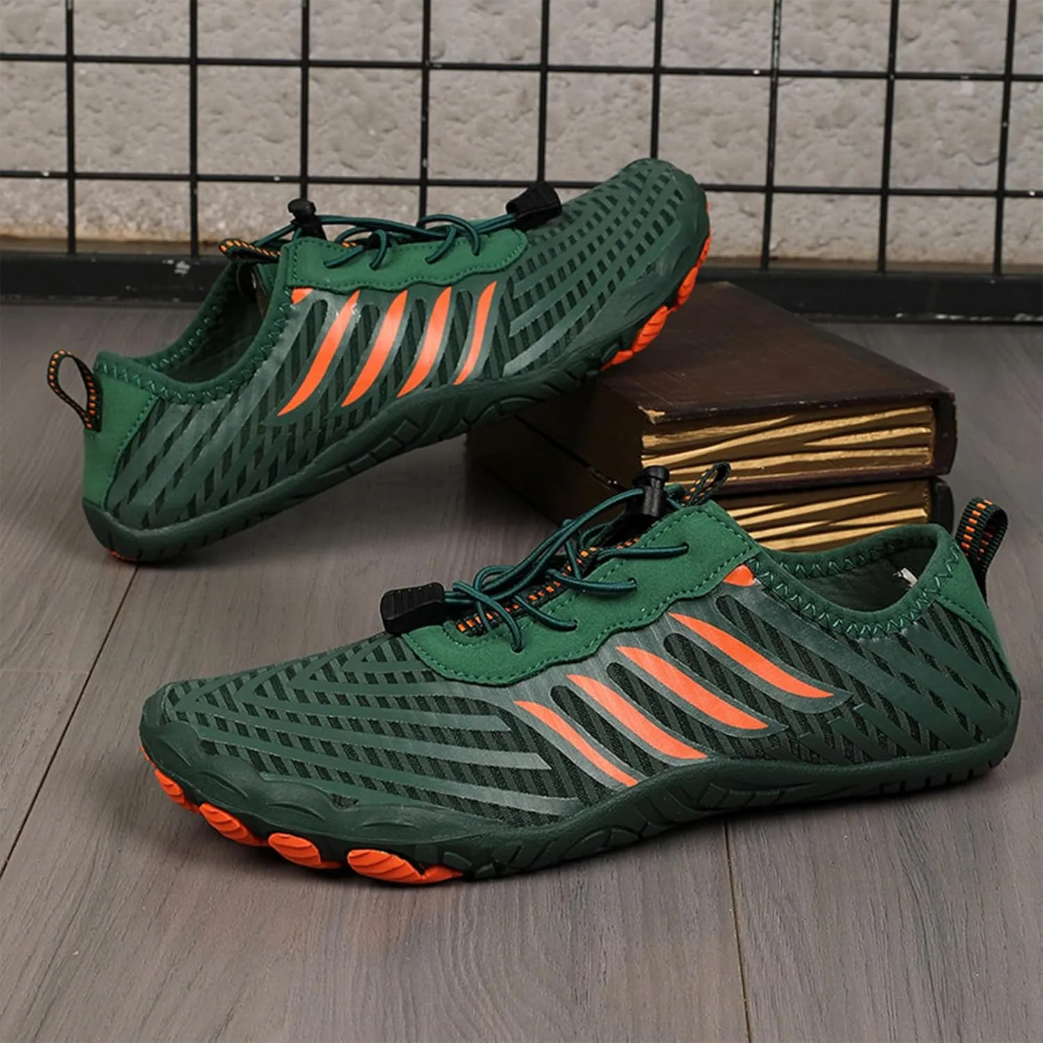 Grounded Barefoot Footwear for Women and Men, Non Slip Hikes Water Shoes for Neuropathy, Hiking Bare Foot Unisex, Foot Shaped Sneakers Wide Toe Box