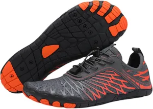 Grounded Barefoot Footwear for Women and Men, Non Slip Hikes Water Shoes for Neuropathy, Hiking Bare Foot Unisex, Foot Shaped Sneakers Wide Toe Box