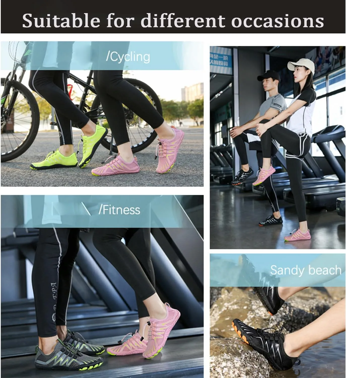 Grounded Barefoot Footwear for Women and Men, Non Slip Hikes Water Shoes for Neuropathy, Hiking Bare Foot Unisex, Foot Shaped Sneakers Wide Toe Box