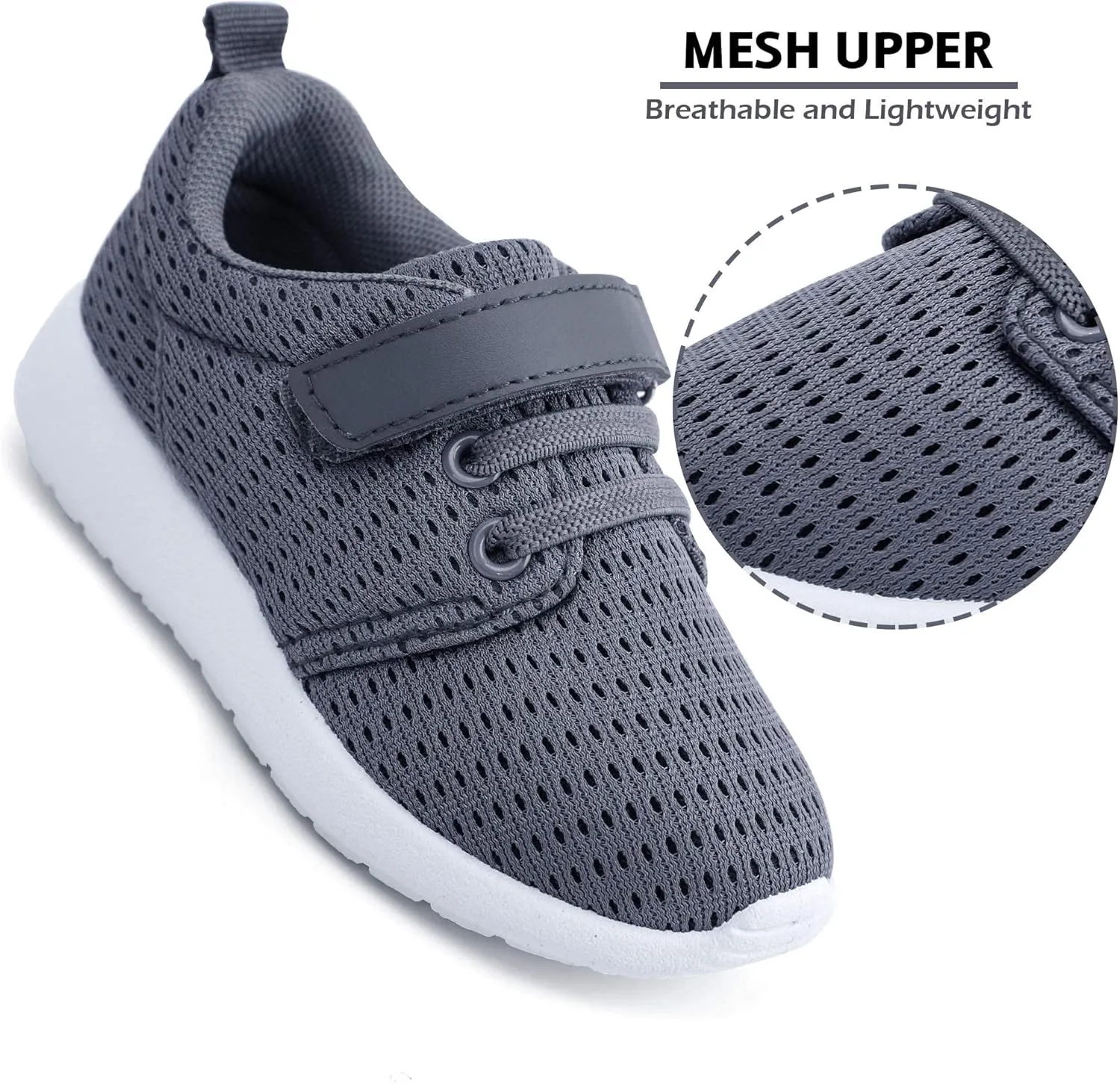 HIITAVE Toddler/Little Kid Boys Girls Shoes Running/Walking Sports Sneakers