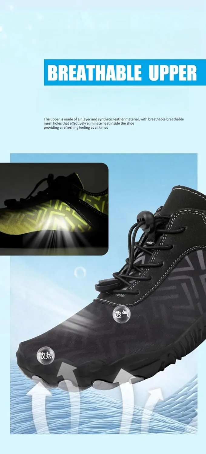 Hike Barefoot Footwear Pro Barefoot Shoes for Women Men Comfortable Wide Toe Non-Slip Water Shoes Unisex Walking Swimming Kayaking Hiking Sneakers