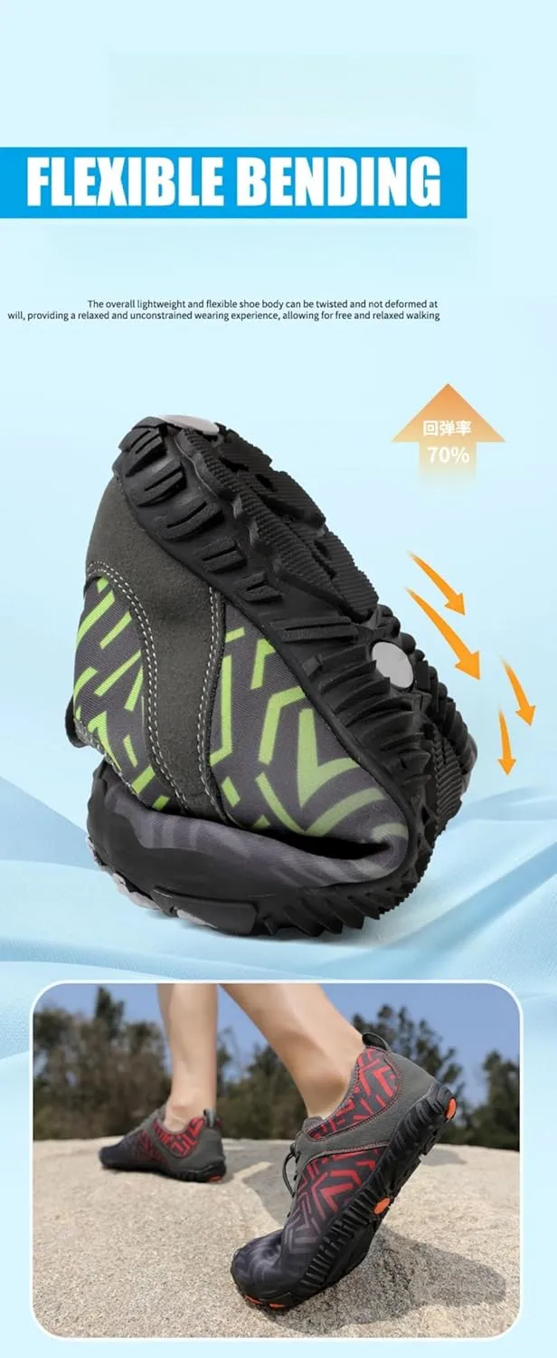Hike Barefoot Footwear Pro Barefoot Shoes for Women Men Comfortable Wide Toe Non-Slip Water Shoes Unisex Walking Swimming Kayaking Hiking Sneakers