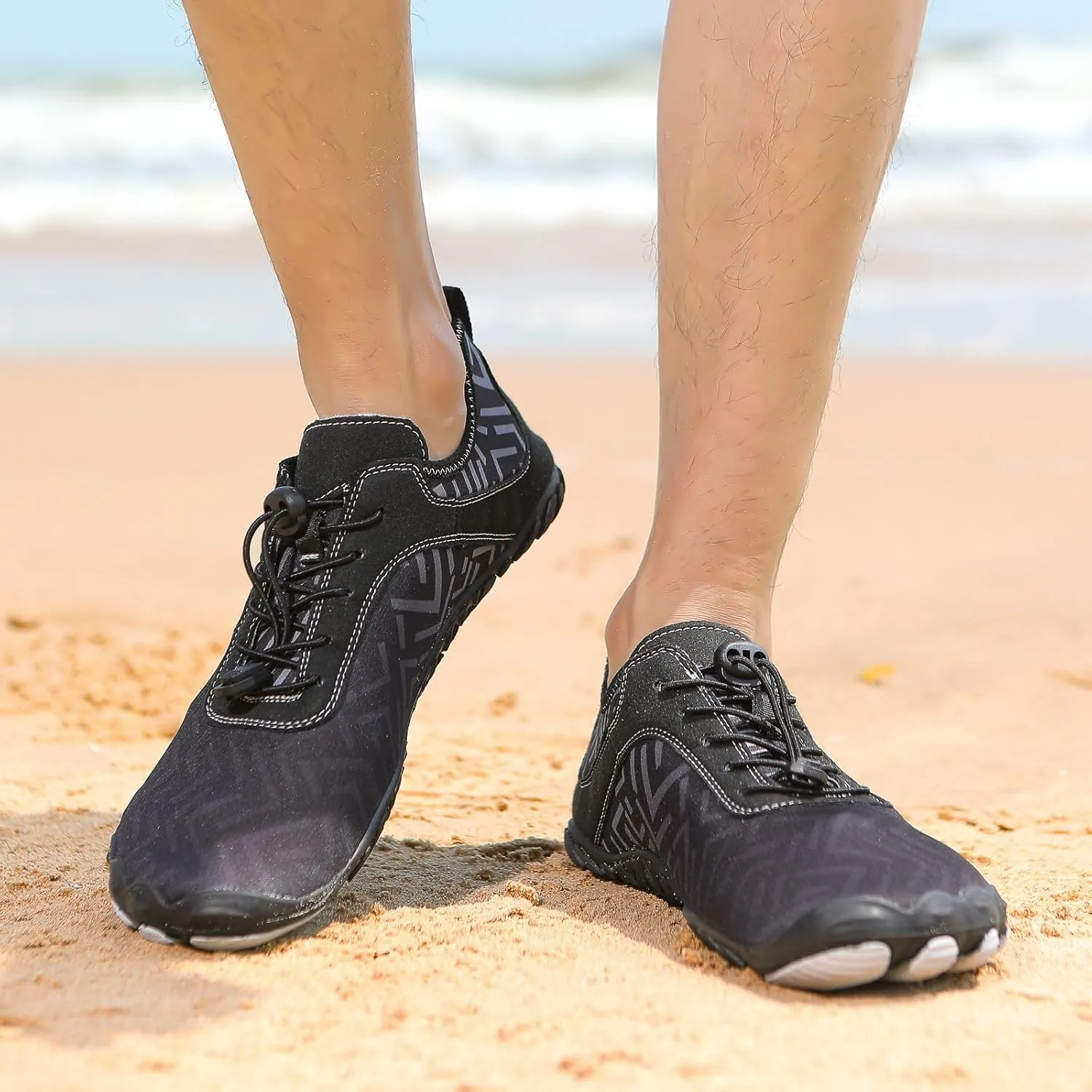 Hike Barefoot Footwear Pro Barefoot Shoes for Women Men Comfortable Wide Toe Non-Slip Water Shoes Unisex Walking Swimming Kayaking Hiking Sneakers