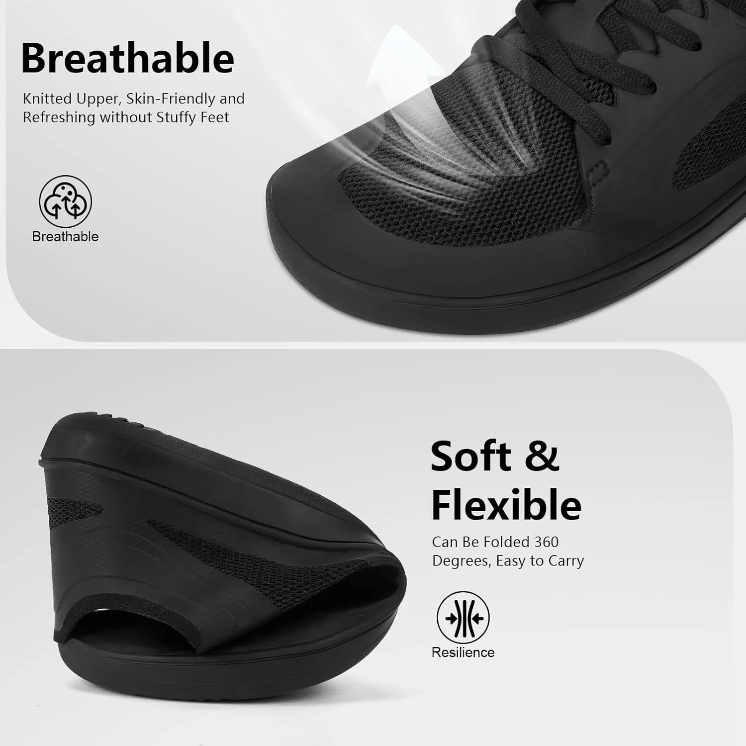 Hike Men's Barefoot Shoes Wide Toe Box Footwear, Minimalist Walking with Arch Support Zero Drop Sole for Sneakers Walking grounding Trail Running