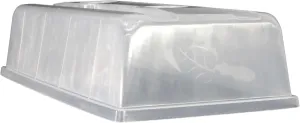 Humidity Dome 6" Tall Extra Strength, 10 Pack, Propagation Seed Cloning Lid Vented for 1020 Tray Seed Starting Germination