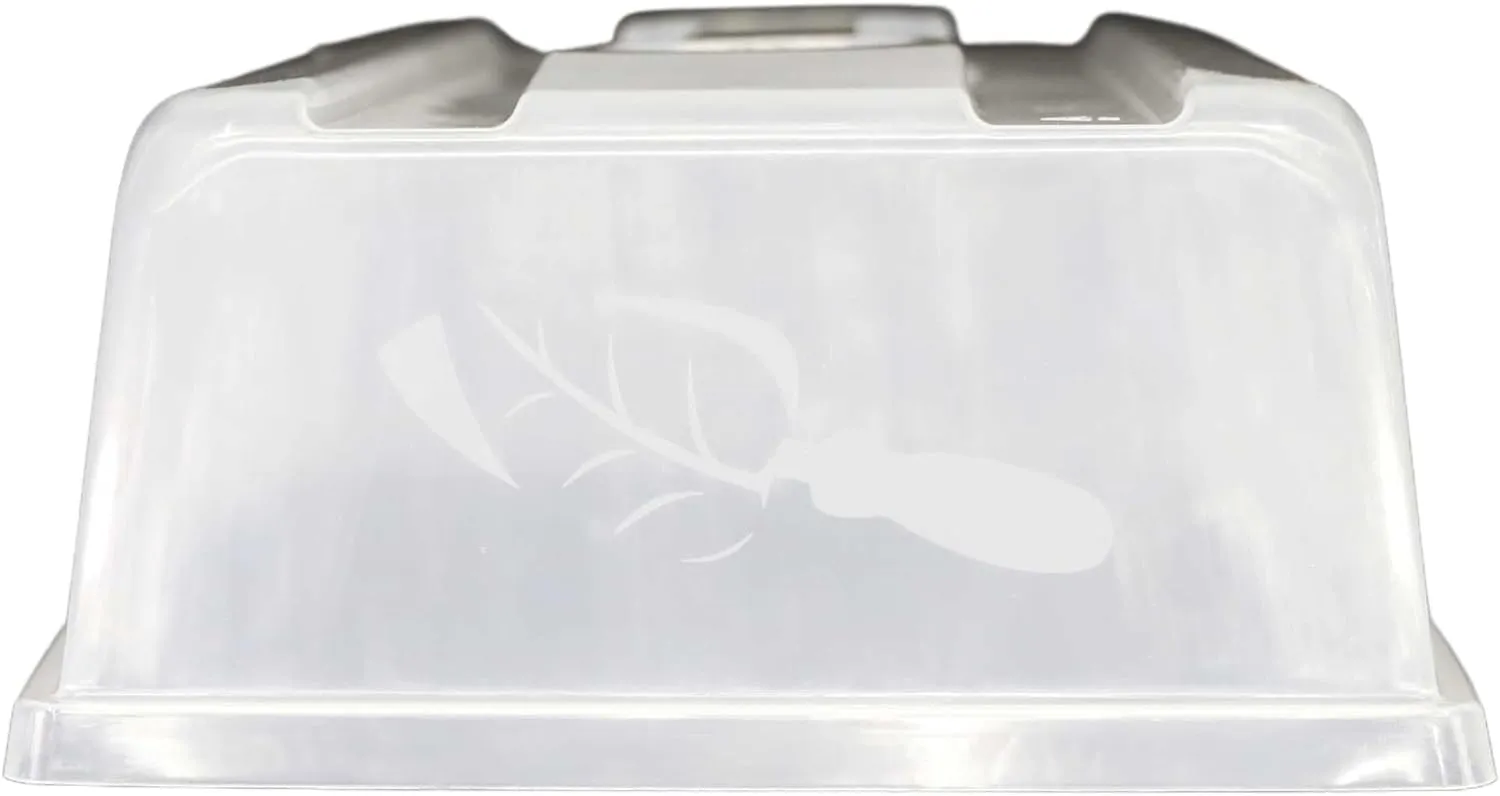 Humidity Dome 6" Tall Extra Strength, 10 Pack, Propagation Seed Cloning Lid Vented for 1020 Tray Seed Starting Germination