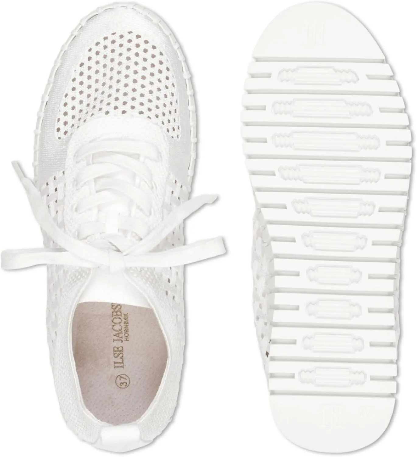 Ilse Jacobsen HORNBAEK Women's Tulip 4271 Lace Up Wedge