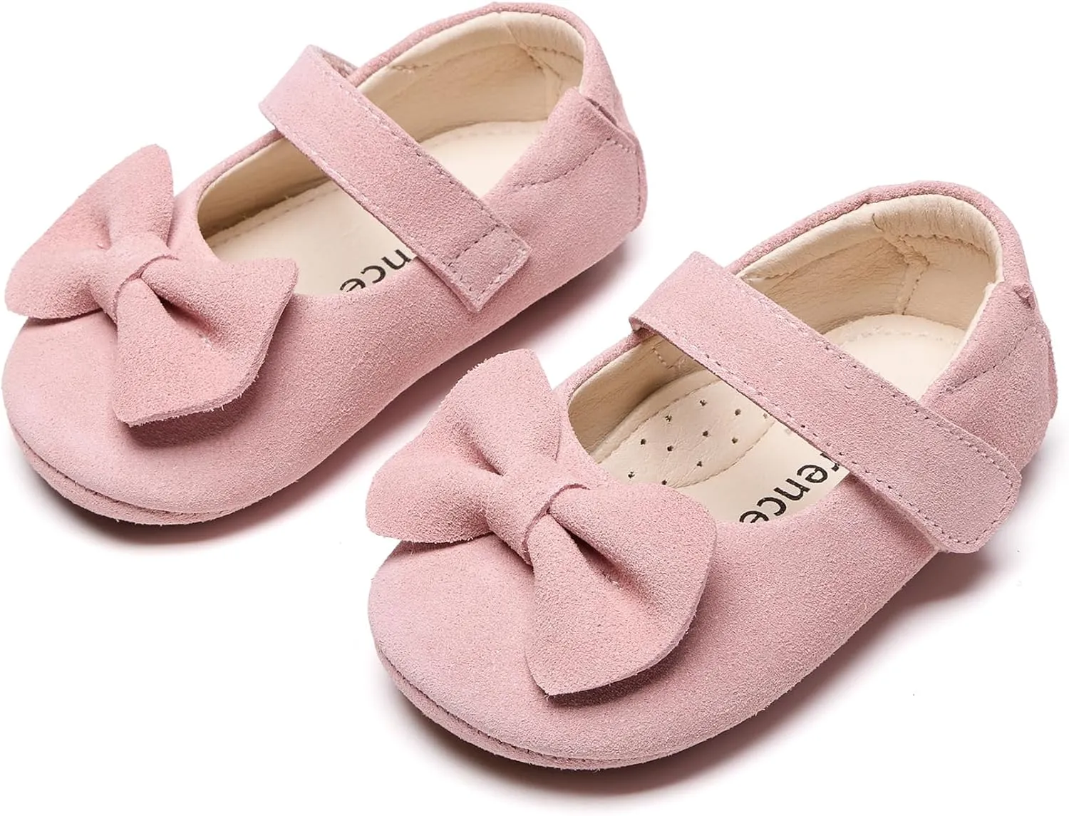 Kiderence Baby Girls Prewalker Mary Jane Flats Bowknot Princess Dress Shoes (Infant/Toddler)