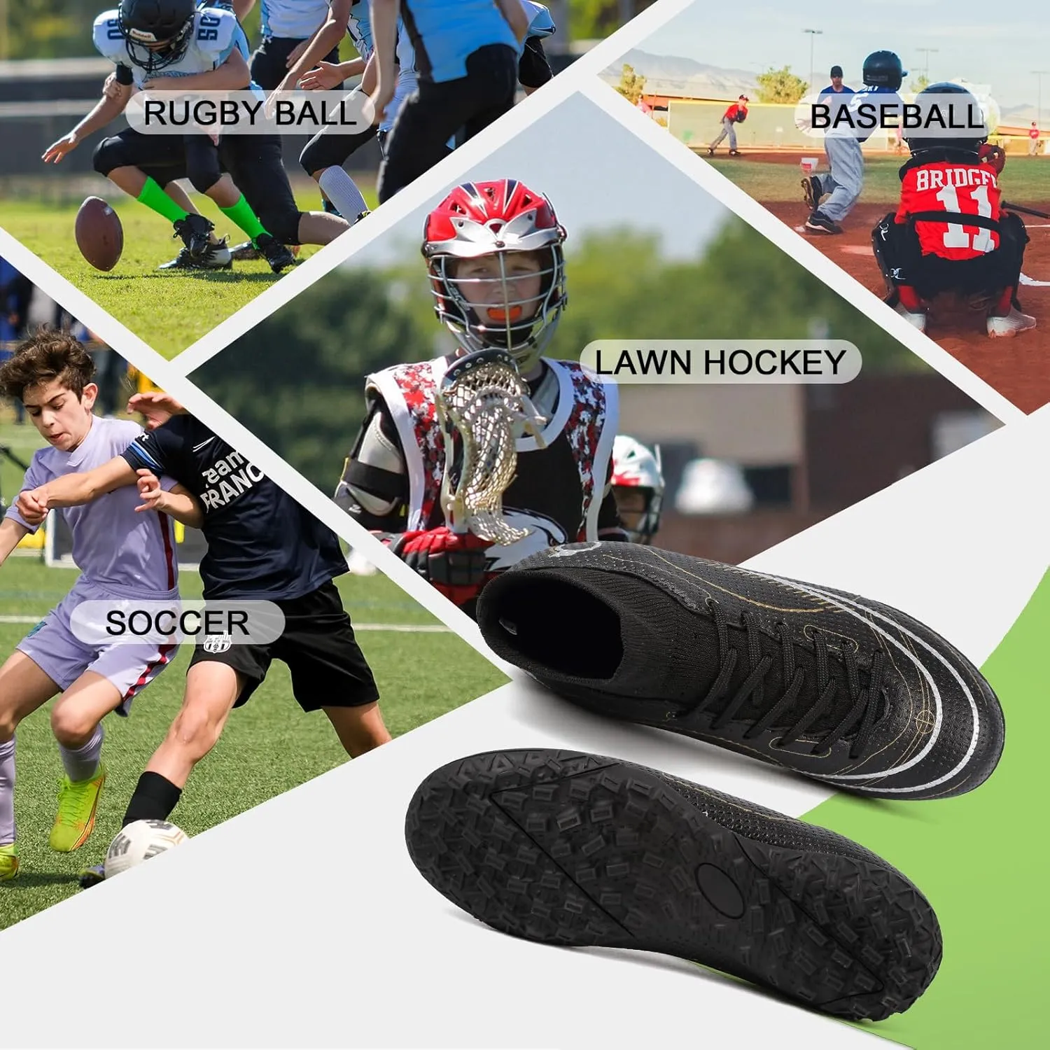 Kids Baseball Cleats Girls Softball Cleats Boys Baseball Shoes