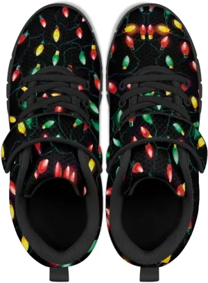 Kids Strap Sneakers Non-Slip School Loafers Shoes Sports Running Walking Shoes Casual Wide Barefoot Shoes