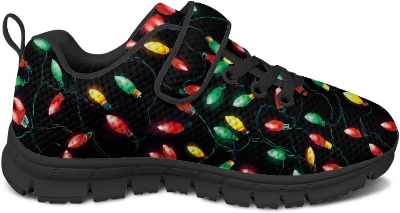 Kids Strap Sneakers Non-Slip School Loafers Shoes Sports Running Walking Shoes Casual Wide Barefoot Shoes
