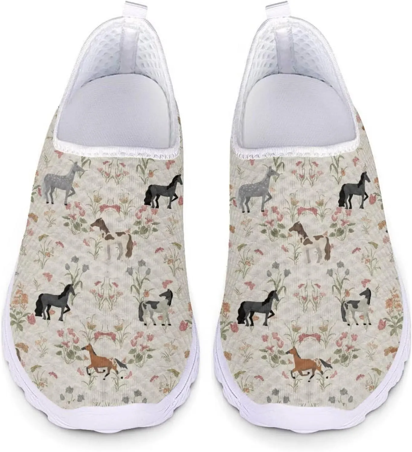 Kuiaobaty Fashion Sneakers Lightweight Breathable Slip-Ons Walking Shoes Athletic Casual Footwear Women's Men's Loafers