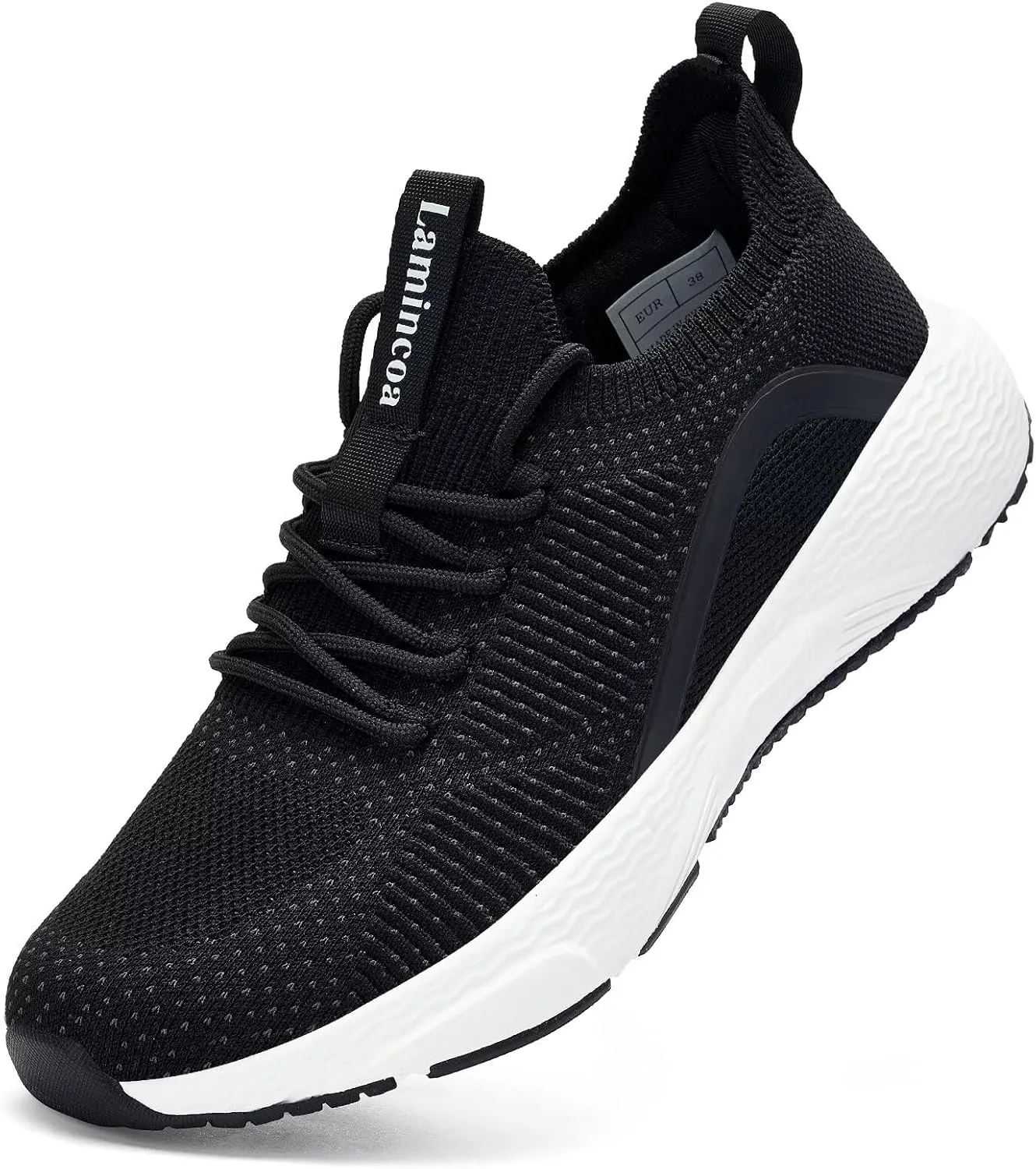 Lamincoa Women's Running Shoes Slip on Walking Sneaker Lightweight Tennis Shoes Casual Athletic Sneakers for Outdoor Gym Workout