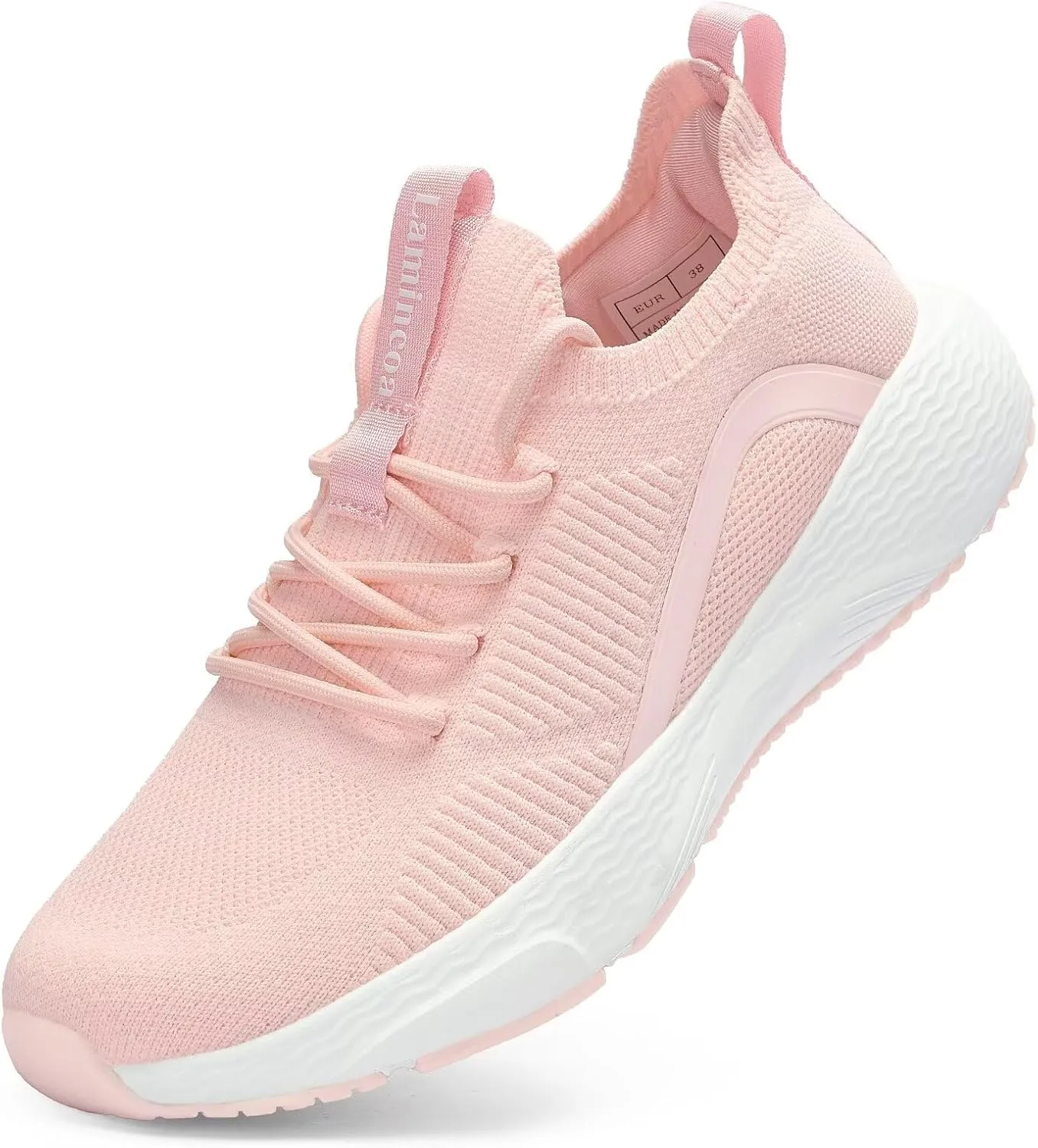 Lamincoa Women's Running Shoes Slip on Walking Sneaker Lightweight Tennis Shoes Casual Athletic Sneakers for Outdoor Gym Workout