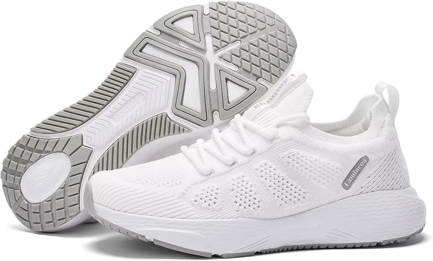 Lamincoa Women's Walking Running Sneakers Slip on Tennis Shoes Casual Athltic Gym Workout Sneakers