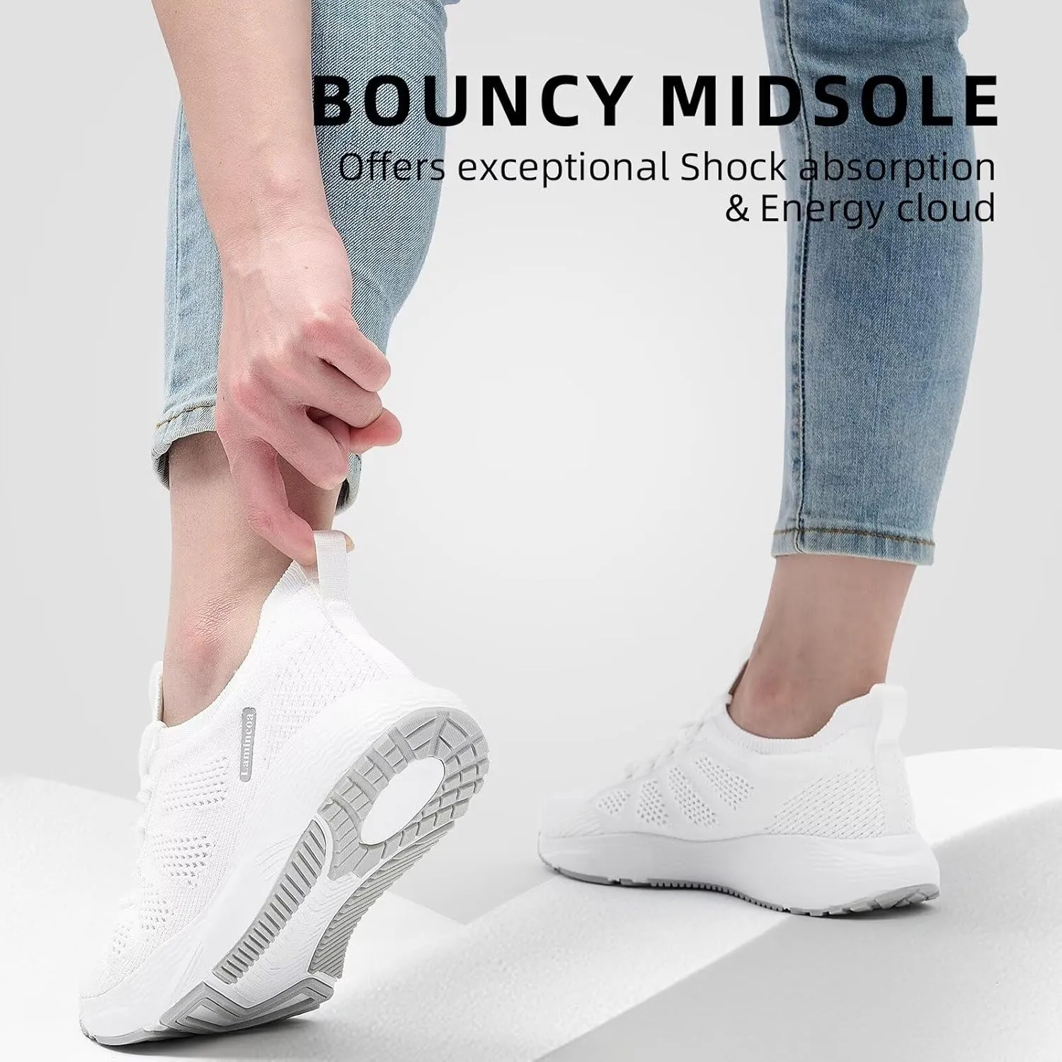 Lamincoa Women's Walking Running Sneakers Slip on Tennis Shoes Casual Athltic Gym Workout Sneakers