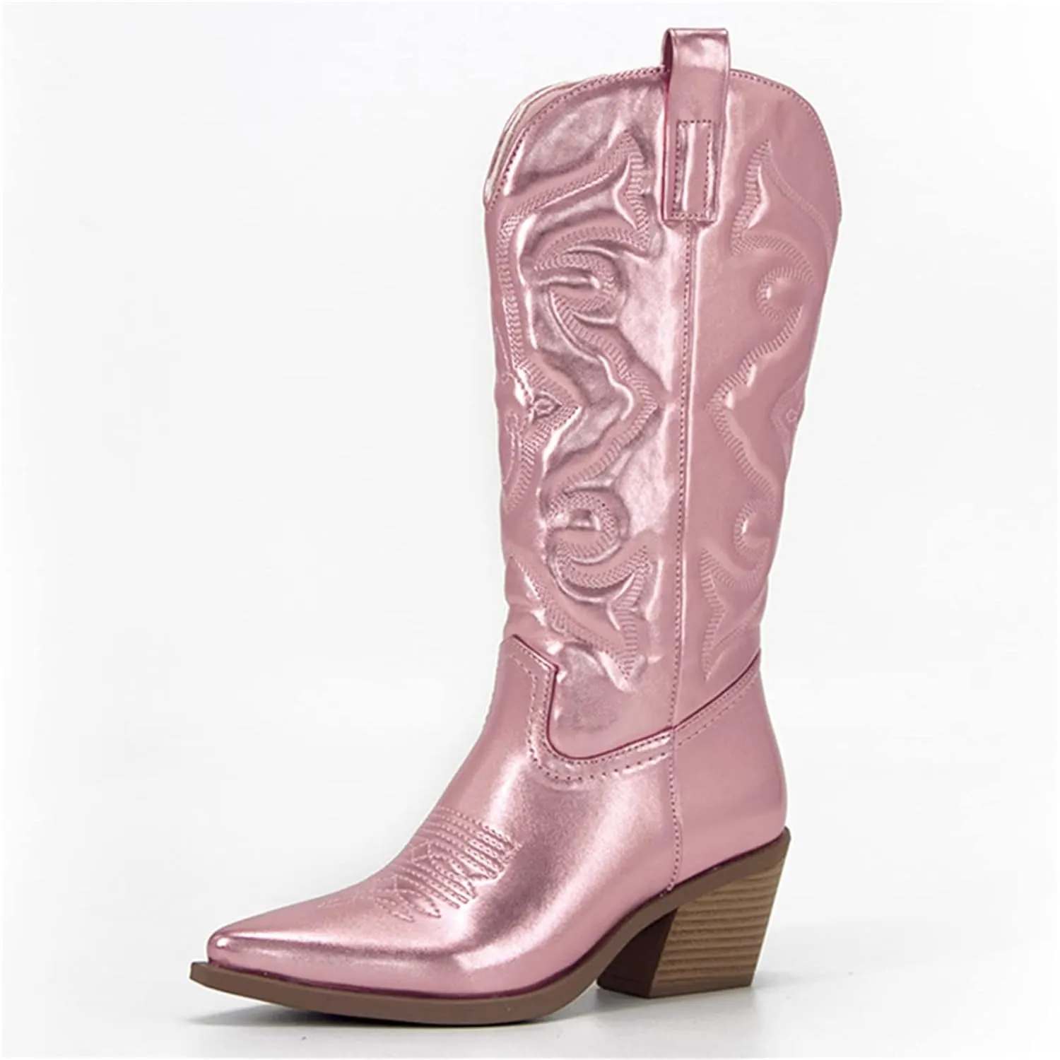 Lausiuoe Boots For Women Ankle Booties Dressy Western Shoes Casual Flat Comfortable Fashion Retro Classic Short Booties