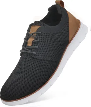 LEZTA Men's Casual Dress Shoes Sneakers Business Lightweight Oxfords Arch Support Walking