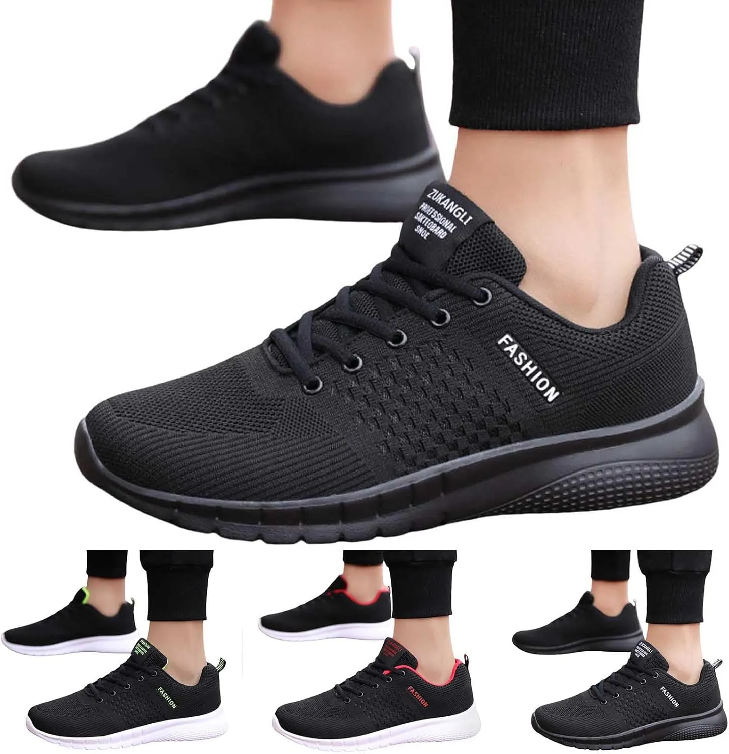 Lightweight Breathable Mesh Men's Shoes, Fashionable Laced Sneakers for Spring/Summer Casual Wear, Ideal for Work and Weekend Outings for Men