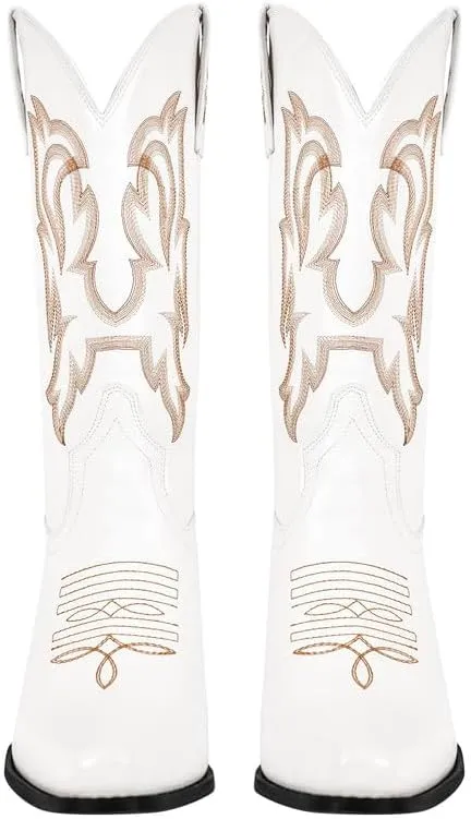 LISHAN Women's Western Boots Cowboy Cowgirl Boots