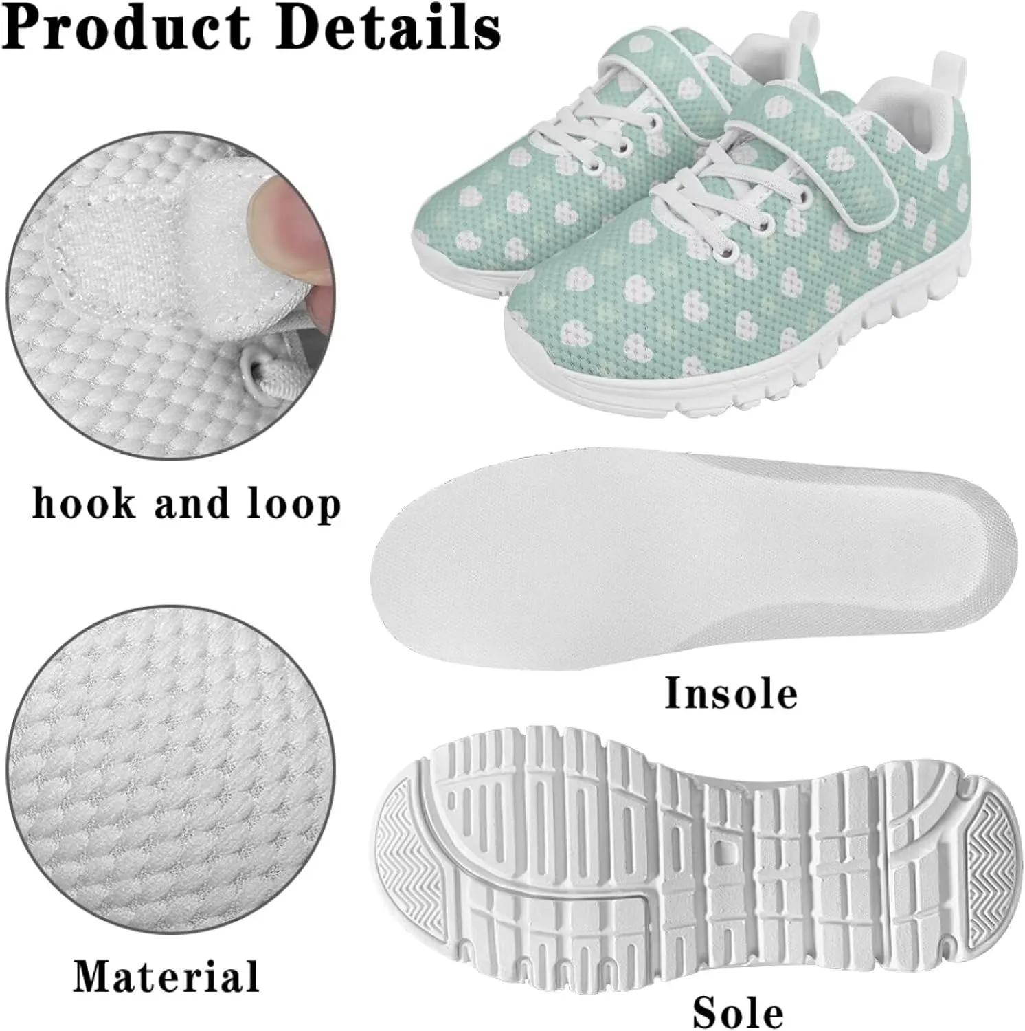 Little Boys Athletic Sneakers Sport Shoes Hook Loop Walking Strap Sneaker Hiking Birthday Shoe