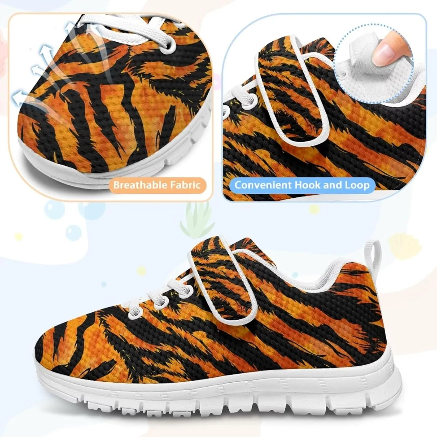 Little Boys Athletic Sneakers Sport Shoes Hook Loop Walking Strap Sneaker Hiking Birthday Shoe