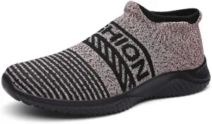 LLTMALL Non-Slip Sock Walking Sneakers Lightweight Knit Athletic Casual Slip-on Shoes for Women
