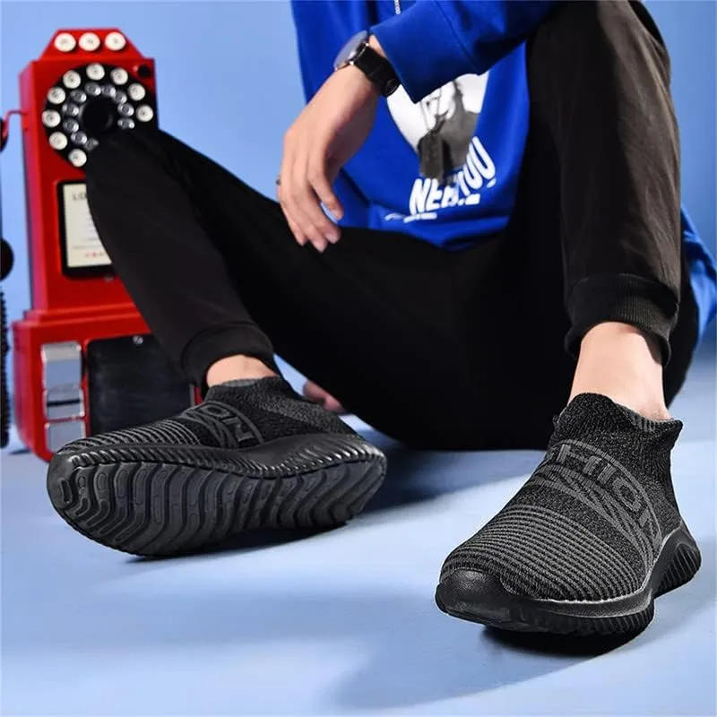 LLTMALL Non-Slip Sock Walking Sneakers Lightweight Knit Athletic Casual Slip-on Shoes for Women