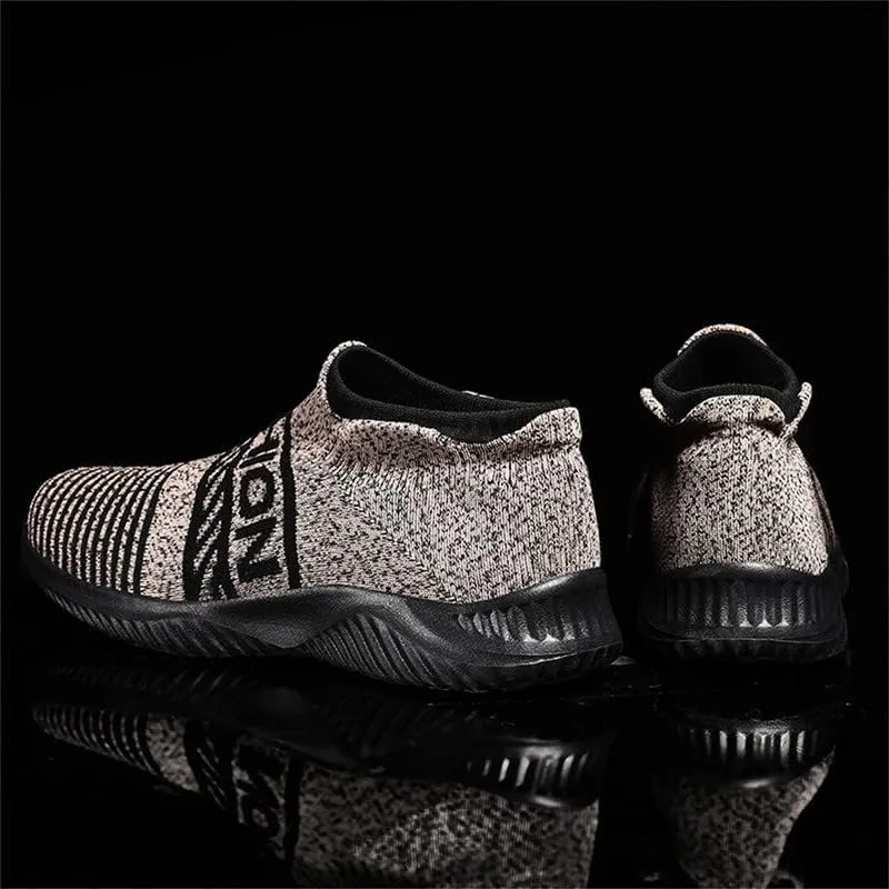 LLTMALL Non-Slip Sock Walking Sneakers Lightweight Knit Athletic Casual Slip-on Shoes for Women