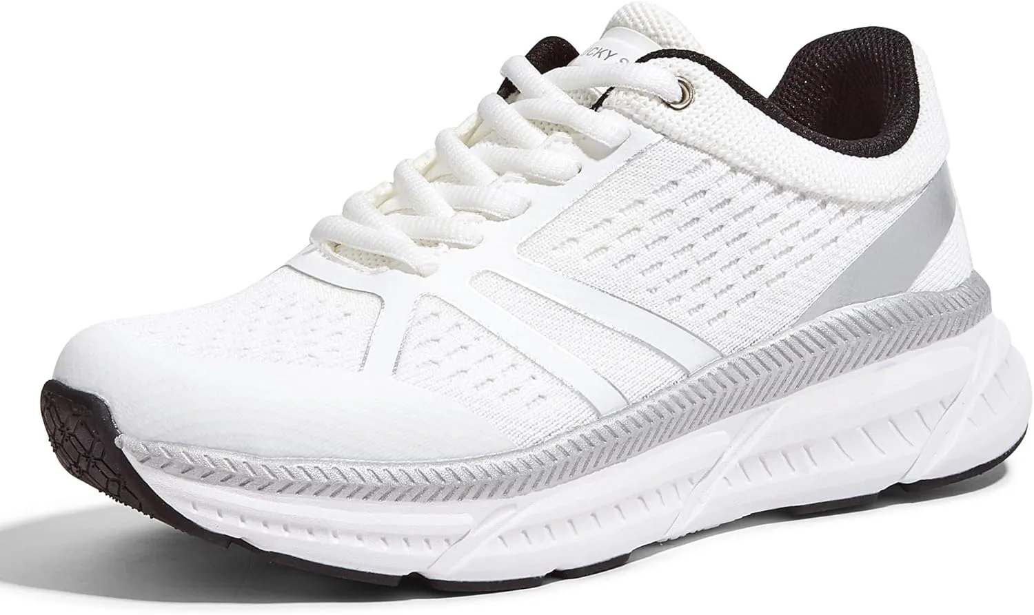 LUCKY STEP Women Walking Running Shoes Comfortable Hiking Shoes Breathable Non Slip Chunky Tennis Cross Training Workout Athletic Gym Sneakers