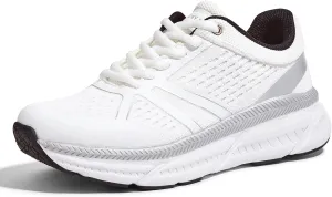 LUCKY STEP Women Walking Running Shoes Comfortable Hiking Shoes Breathable Non Slip Chunky Tennis Cross Training Workout Athletic Gym Sneakers