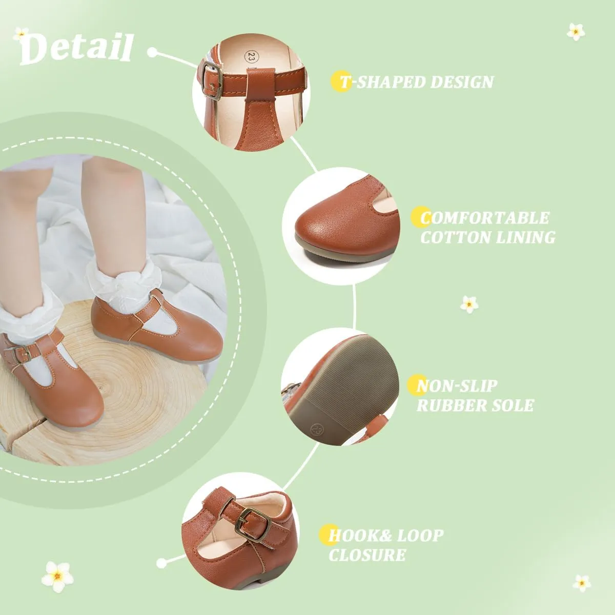 Mary Jane Little Girls Dress Shoes Toddler Baby Ballet Flats Flower Girls Wedding Party Bow Princess Kid Shoes