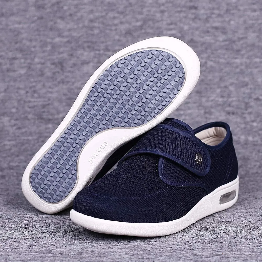 Mei MACLEOD Women's Wide Width Walking Shoes with Memory Foam Air Cushion Casual Sneakers Outdoor
