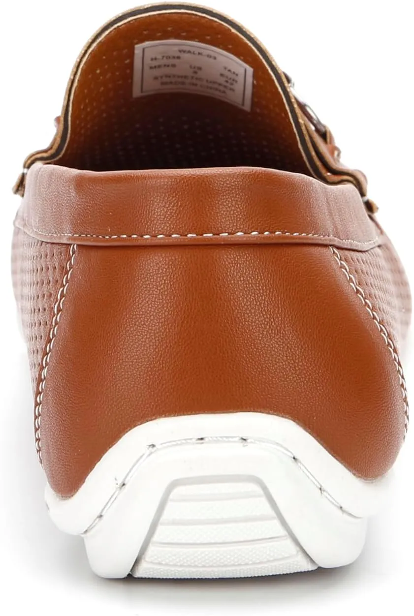 Men's Casual Loafer Shoes, Lightweight and Stylish Design for Office, Travel, and Leisure Activities