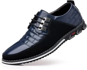 Mens Dress Shoes Fashion Business Casual Shoes Flats Sneakers Lace-up Formal Walking Shoes Wedding Shoes for Male