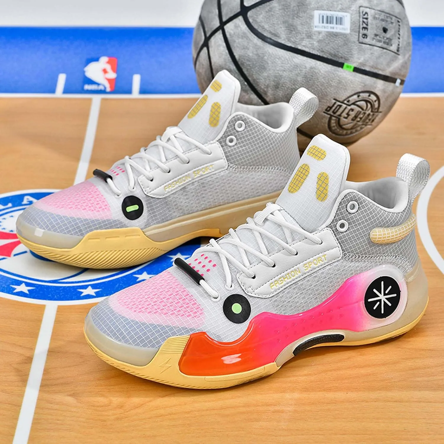 Men's High Top Basketball Shoes Fashion Breathable Sneakers Teenagers Training Competition Shoes Women's Outdoor Running Shoes Fashion Casual Walking Shoes
